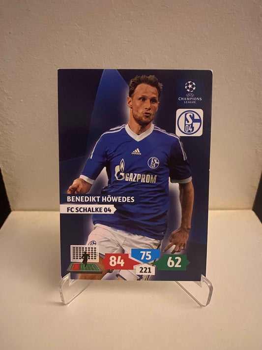 Fodbold kort Panini Adrenalyn XL UEFA Champions League 2013/2014 - Schalke 04 Benedikt Howedes - Pokedexet