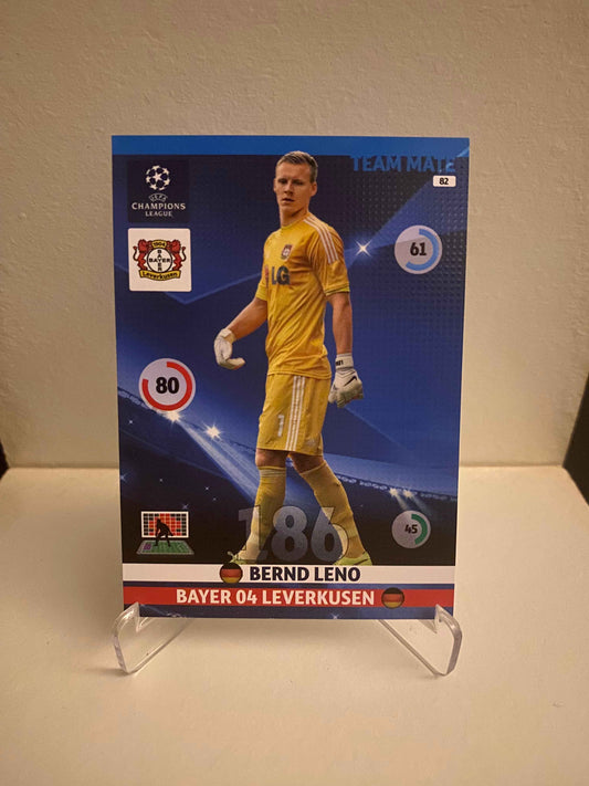 Fodbold kort Panini Adrenalyn XL UEFA Champions League 2014/2015 - Bayer Leverkusen Bernd Leno - Pokedexet
