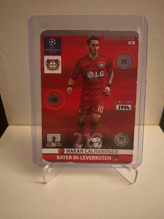 Panini Adrenalyn XL UEFA Champions League 2014/2015 Bayer Leverkusen Hakan Calhanoglu Holofoil