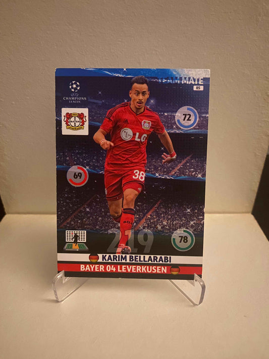 Fodbold kort Panini Adrenalyn XL UEFA Champions League 2014/2015 - Bayer Leverkusen Karim Bellarabi - Pokedexet
