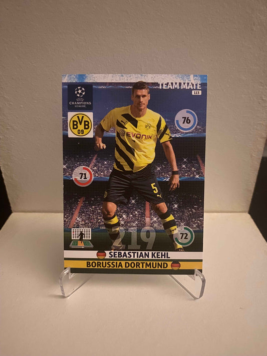 Fodbold kort Panini Adrenalyn XL UEFA Champions League 2014/2015 - Borussia Dortmund Sebastian Kehl - Pokedexet