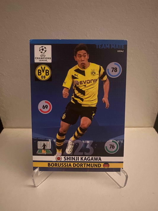 Fodbold kort Panini Adrenalyn XL UEFA Champions League 2014/2015 - Borussia Dortmund Shinji Kagawa - Pokedexet