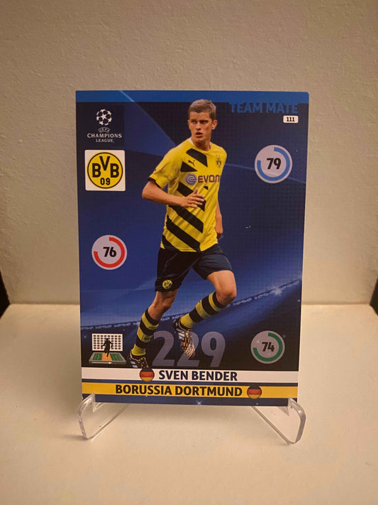 Fodbold kort Panini Adrenalyn XL UEFA Champions League 2014/2015 - Borussia Dortmund Sven Bender - Pokedexet