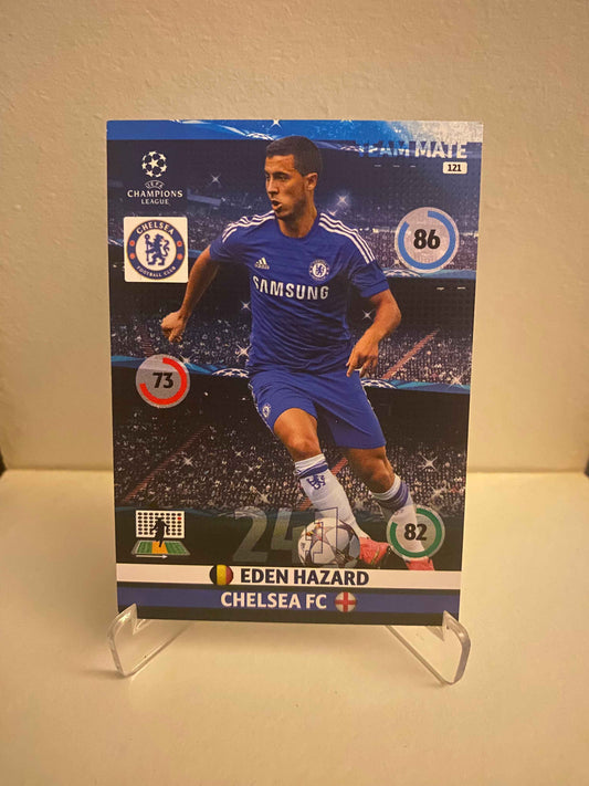 Fodbold kort Panini Adrenalyn XL UEFA Champions League 2014/2015 - Chelsea Eden Hazard - Pokedexet
