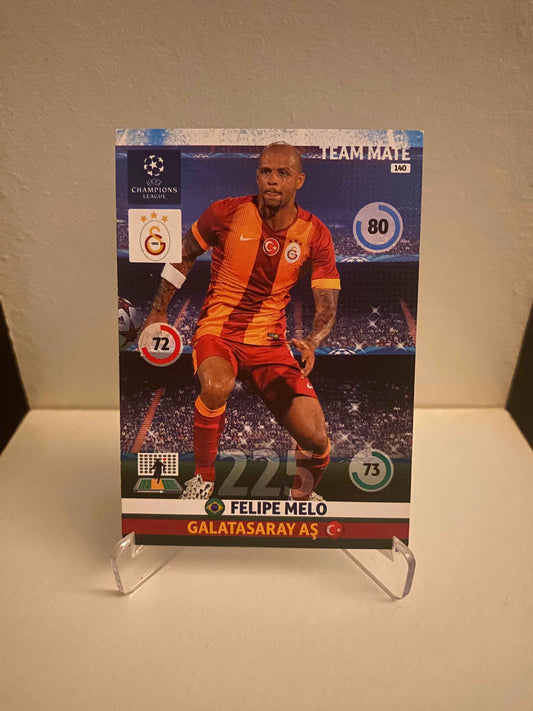 Fodbold kort Panini Adrenalyn XL UEFA Champions League 2014/2015 - Galatasaray Felipe Melo - Pokedexet