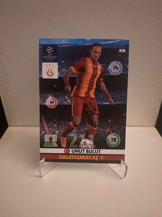 Fodbold kort Panini Adrenalyn XL UEFA Champions League 2014/2015 - Galatasaray Umut Bulut - Pokedexet