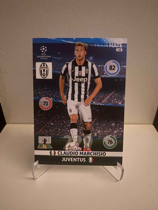 Fodbold kort Panini Adrenalyn XL UEFA Champions League 2014/2015 - Juventus Claudio Marchisio - Pokedexet