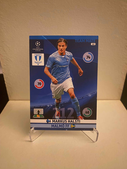 Fodbold kort Panini Adrenalyn XL UEFA Champions League 2014/2015 - Malmø Markus Halsti - Pokedexet