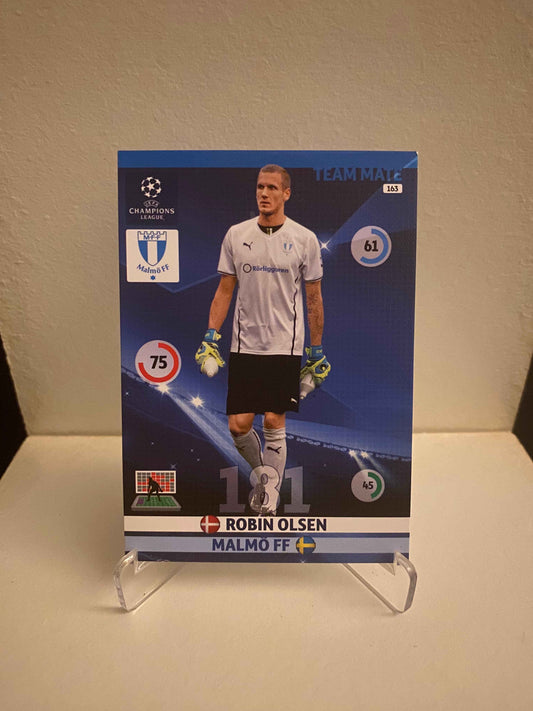 Fodbold kort Panini Adrenalyn XL UEFA Champions League 2014/2015 - Malmø Robin Olsen - Pokedexet