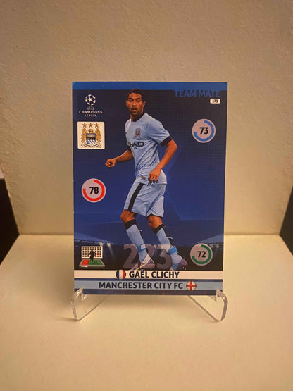 Fodbold kort Panini Adrenalyn XL UEFA Champions League 2014/2015 - Manchester City Gael Clichy - Pokedexet
