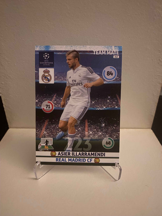Fodbold kort Panini Adrenalyn XL UEFA Champions League 2014/2015 - Real Madrid Asier Illarramendi - Pokedexet