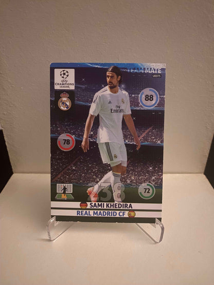 Fodbold kort Panini Adrenalyn XL UEFA Champions League 2014/2015 - Real Madrid Sami Khedira - Pokedexet