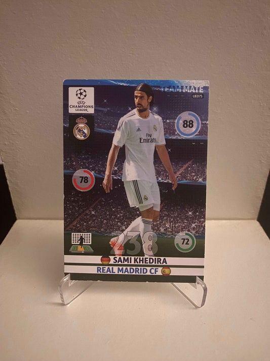 Fodbold kort Panini Adrenalyn XL UEFA Champions League 2014/2015 - Real Madrid Sami Khedira - Pokedexet