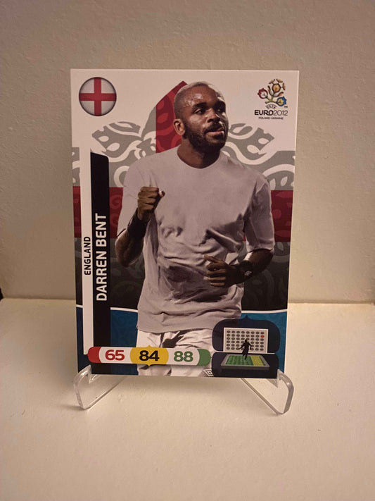 Fodbold kort Panini Adrenalyn XL UEFA EURO 2012 - England Darren Bent - Pokedexet