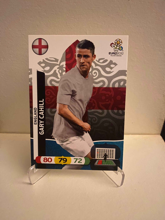 Fodbold kort Panini Adrenalyn XL UEFA EURO 2012 - England Gary Cahill - Pokedexet