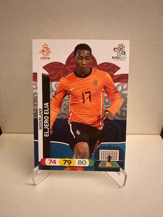 Fodbold kort Panini Adrenalyn XL UEFA EURO 2012 - Holland Eljero Elia - Pokedexet