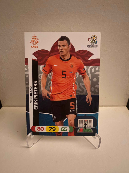 Fodbold kort Panini Adrenalyn XL UEFA EURO 2012 - Holland Erik Pieters - Pokedexet