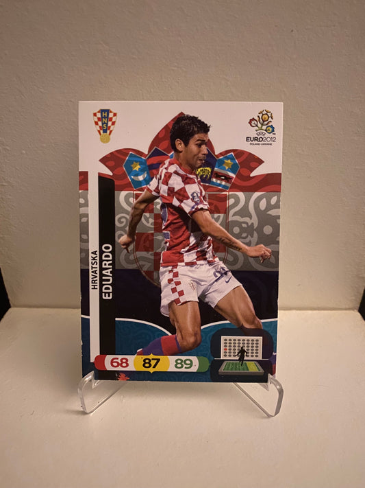 Fodbold kort Panini Adrenalyn XL UEFA EURO 2012 - Kroatien Eduardo - Pokedexet