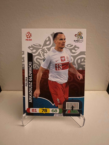 Fodbold kort Panini Adrenalyn XL UEFA EURO 2012 - Polen Arkadiusz Glowacki - Pokedexet