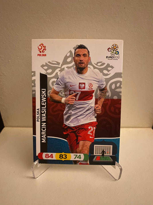 Fodbold kort Panini Adrenalyn XL UEFA EURO 2012 - Polen Marcin Wasilewski - Pokedexet