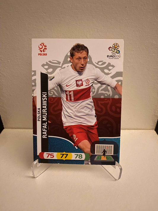 Fodbold kort Panini Adrenalyn XL UEFA EURO 2012 - Polen Rafal Murawski - Pokedexet