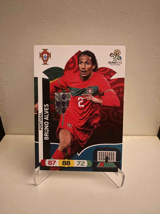 Fodbold kort Panini Adrenalyn XL UEFA EURO 2012 - Portugal Bruno Alves - Pokedexet