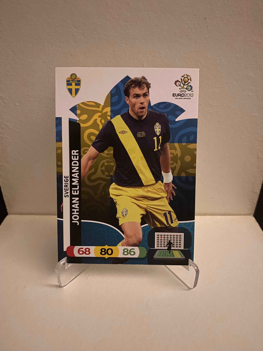 Fodbold kort Panini Adrenalyn XL UEFA EURO 2012 - Sverige Johan Elmander - Pokedexet