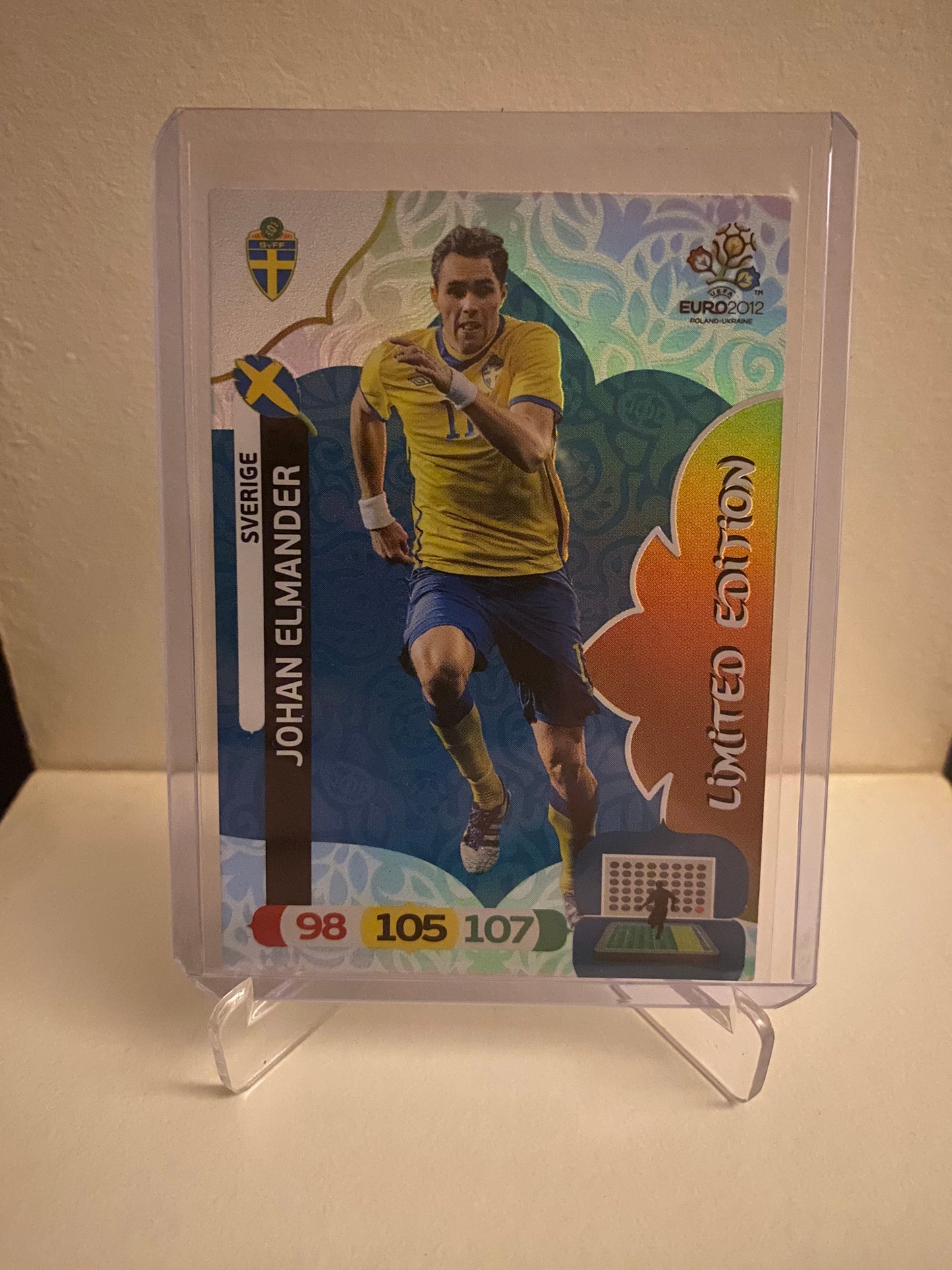 Panini Adrenalyn XL UEFA EURO 2012 - Sverige Johan Elmander Holofoil - Pokedexet