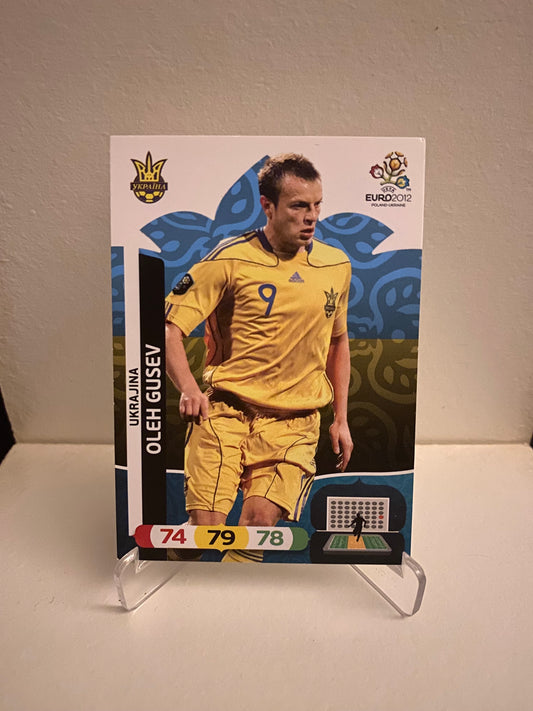 Fodbold kort Panini Adrenalyn XL UEFA EURO 2012 - Ukraine Oleh Gusev - Pokedexet