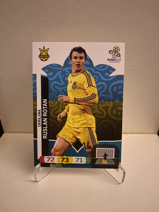 Fodbold kort Panini Adrenalyn XL UEFA EURO 2012 - Ukraine Ruslan Rotan - Pokedexet