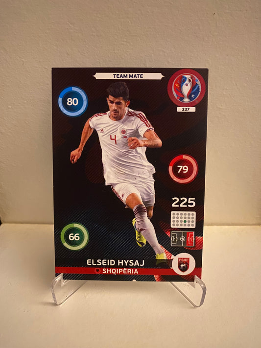 Fodbold kort Panini Adrenalyn XL UEFA EURO 2016 - Albanien Elseid Hysaj - Pokedexet