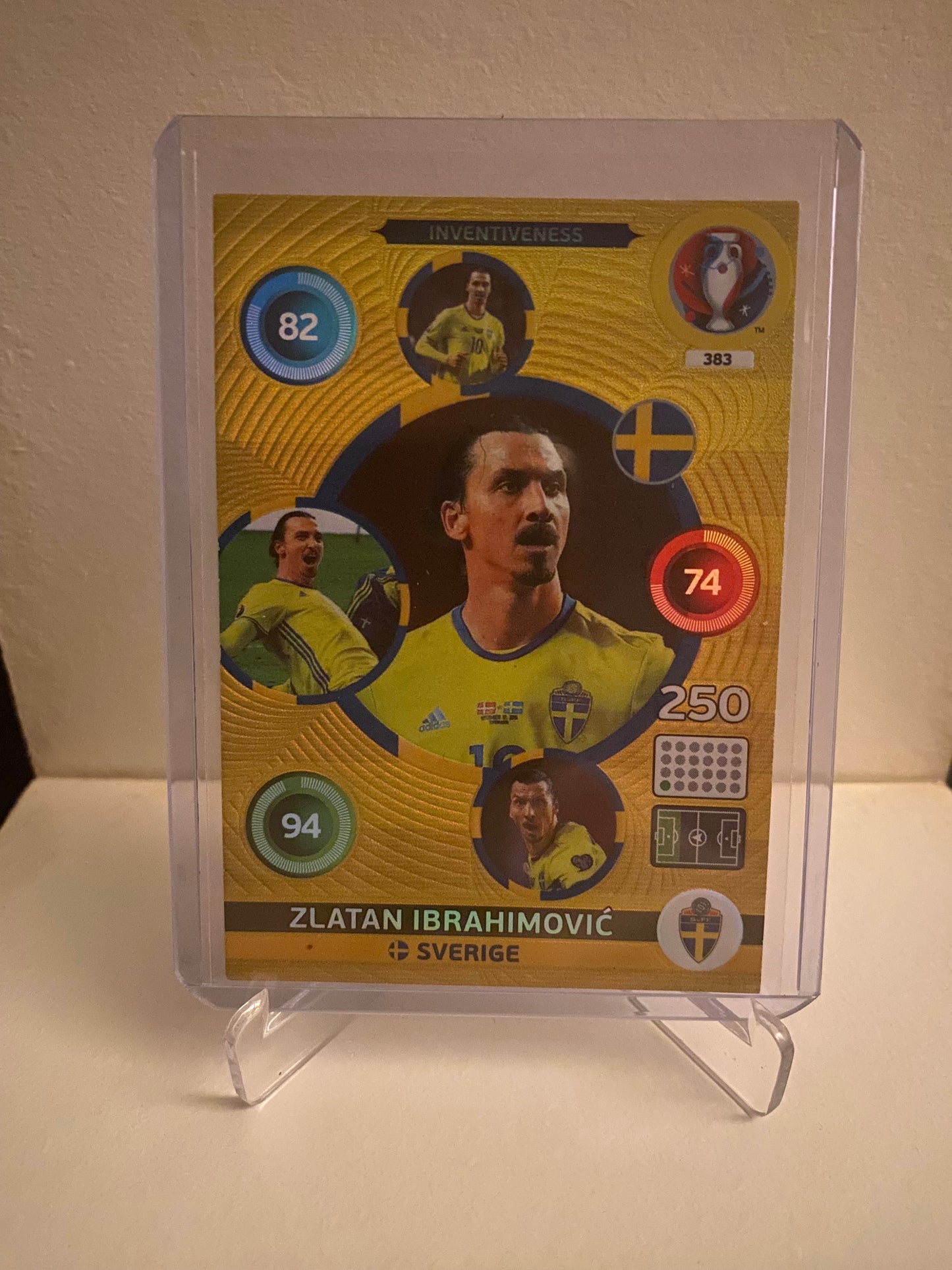 Panini Adrenalyn XL UEFA EURO 2016 - Sverige Zlatan Ibrahimovic Holofoil - Pokedexet