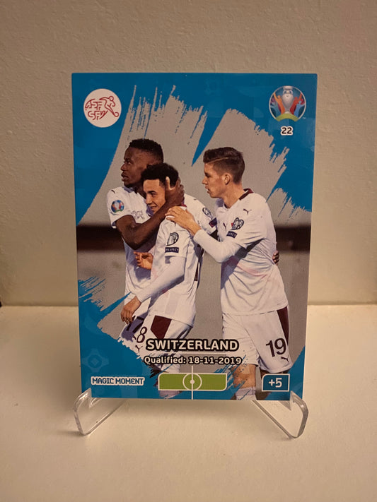 Fodbold kort Panini Adrenalyn XL UEFA EURO 2020 Bonus - Schweiz - Pokedexet