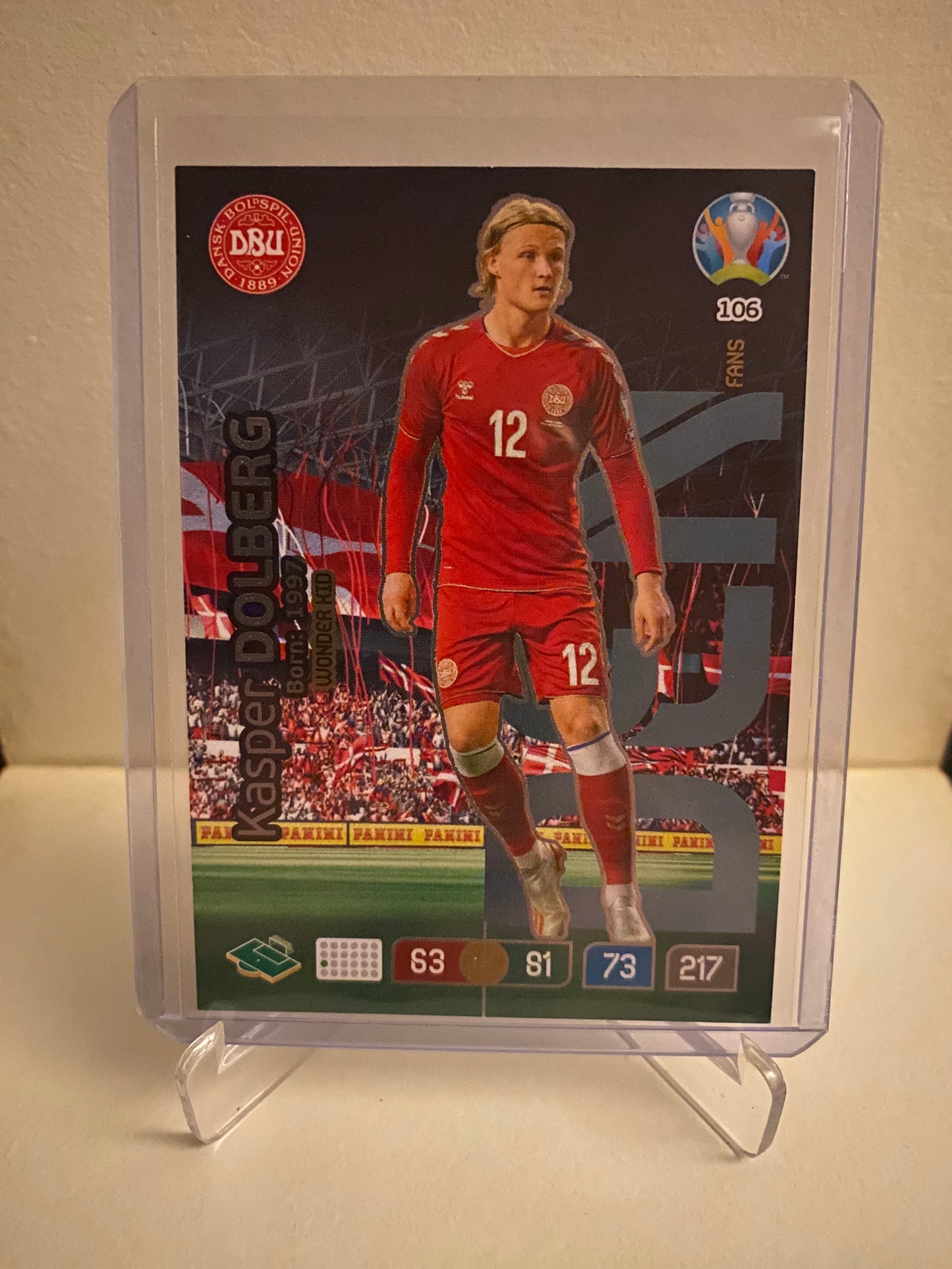 Panini Adrenalyn XL UEFA EURO 2020 - Danmark Kasper Dolberg Holofoil - Pokedexet