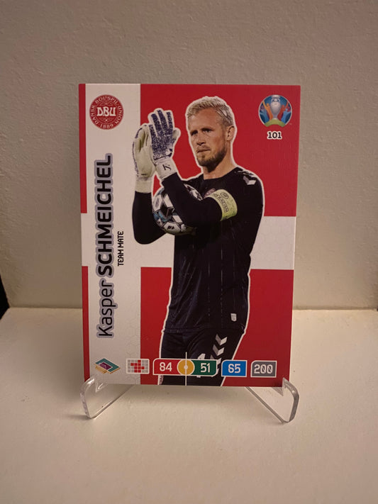 Fodbold kort Panini Adrenalyn XL UEFA EURO 2020 - Danmark Kasper Schmeichel - Pokedexet