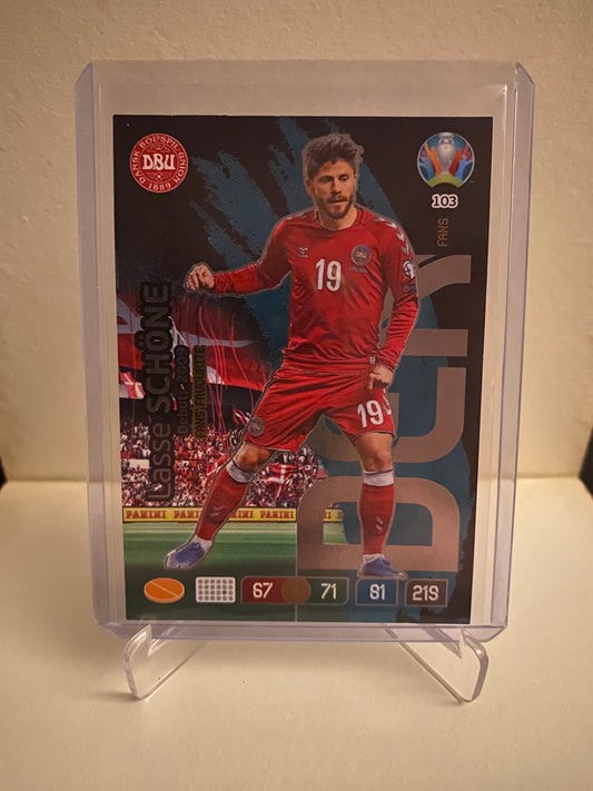 Panini Adrenalyn XL UEFA EURO 2020 Danmark Lasse Schøne Holofoil