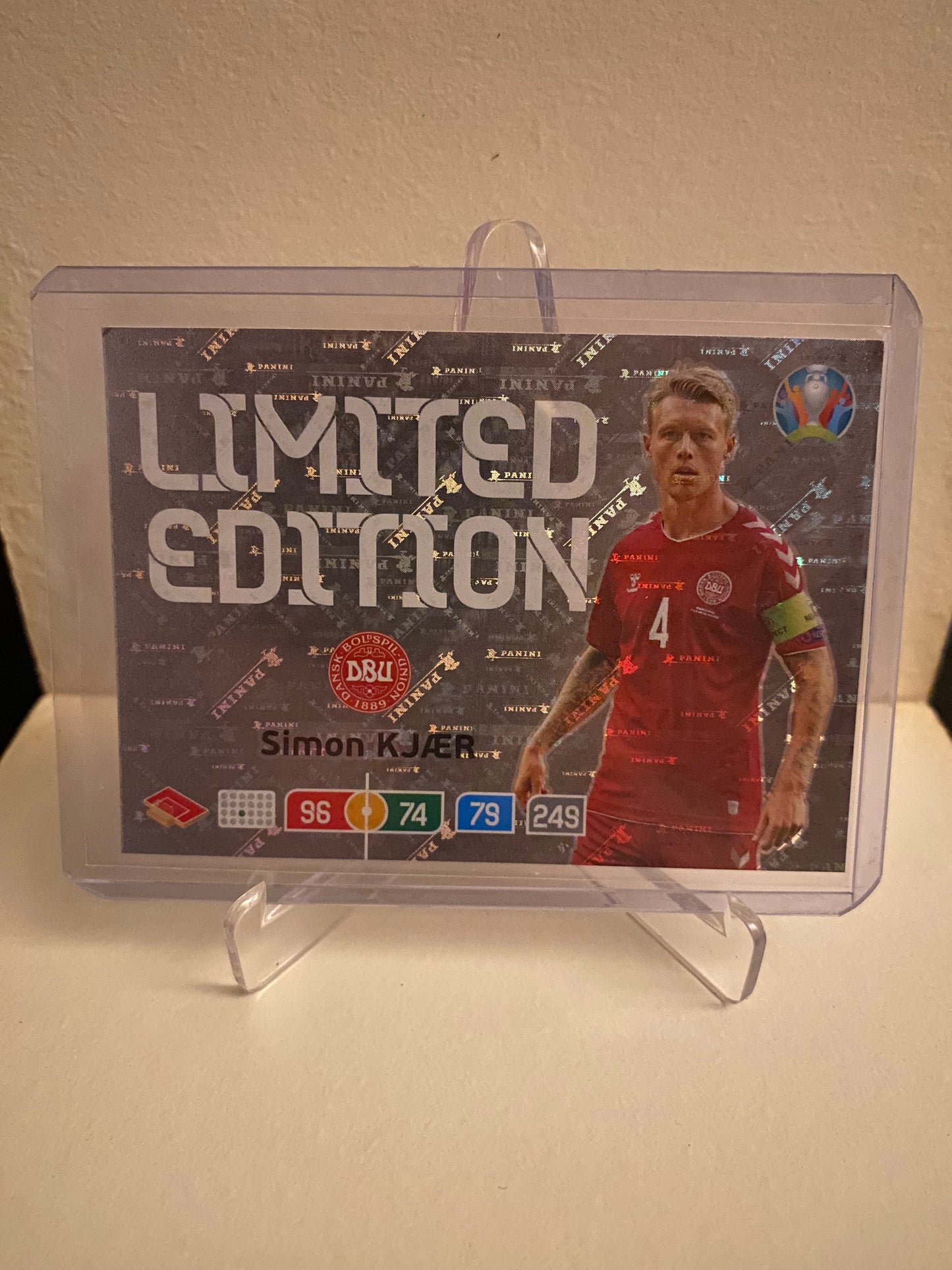 Panini Adrenalyn XL UEFA EURO 2020 Danmark Simon Kjær Holofoil