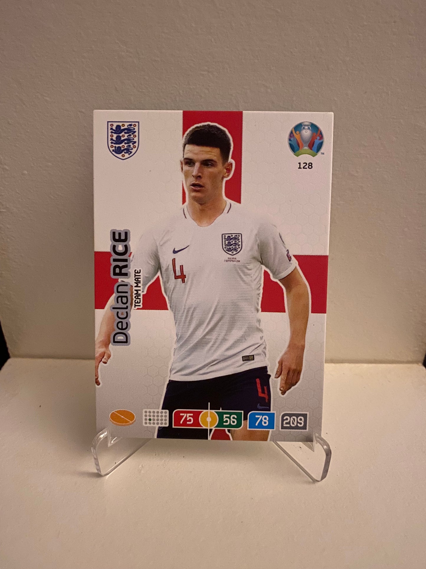 Fodbold kort Panini Adrenalyn XL UEFA EURO 2020 - England Declan Rice - Pokedexet