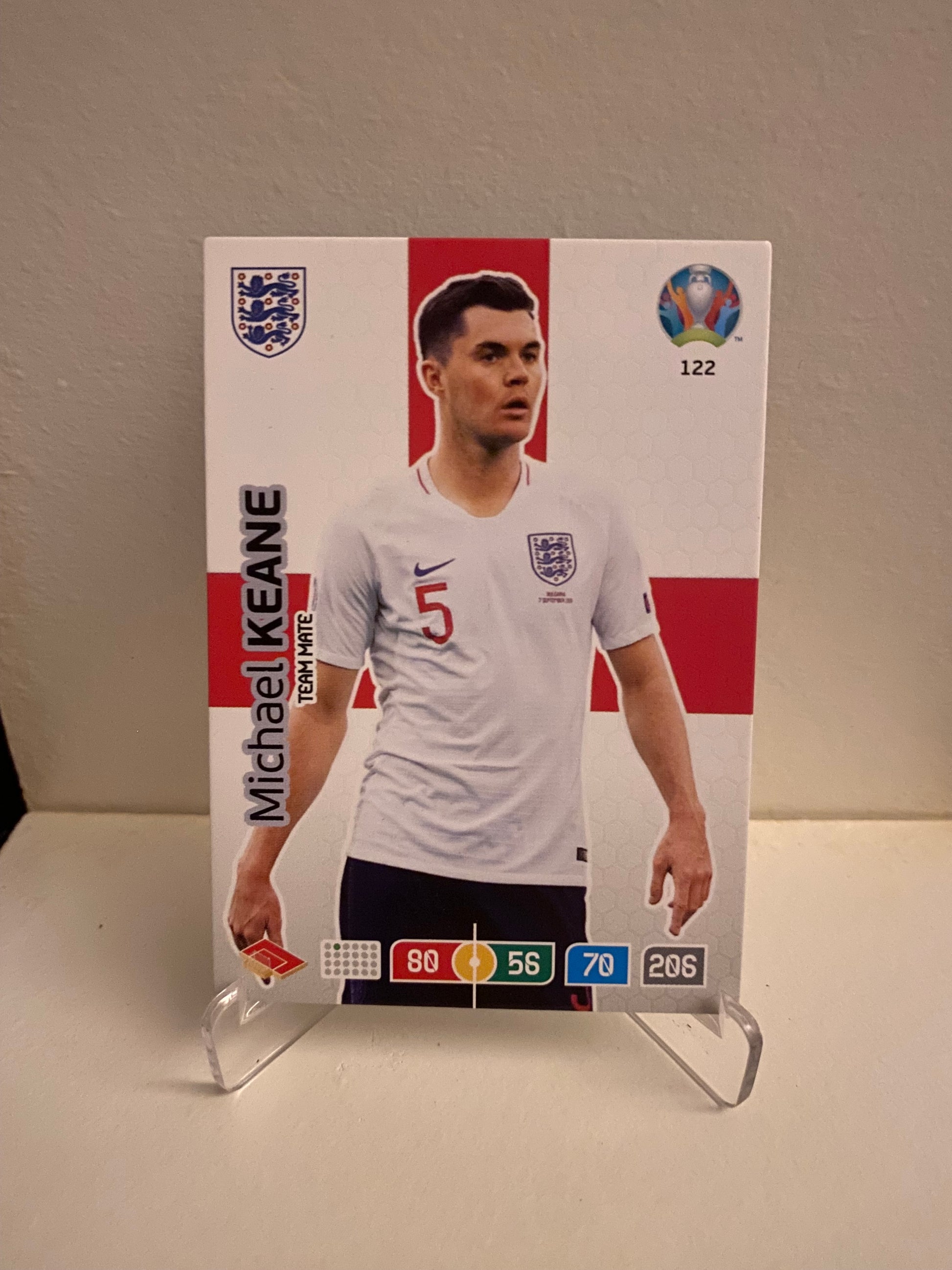 Fodbold kort Panini Adrenalyn XL UEFA EURO 2020 - England Michael Keane - Pokedexet