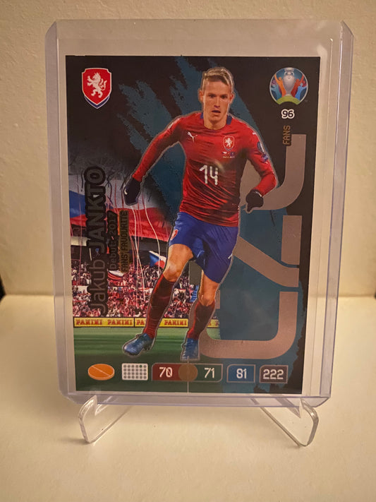 Panini Adrenalyn XL UEFA EURO 2020 Tjekkiet Jakub Jankto Holofoil