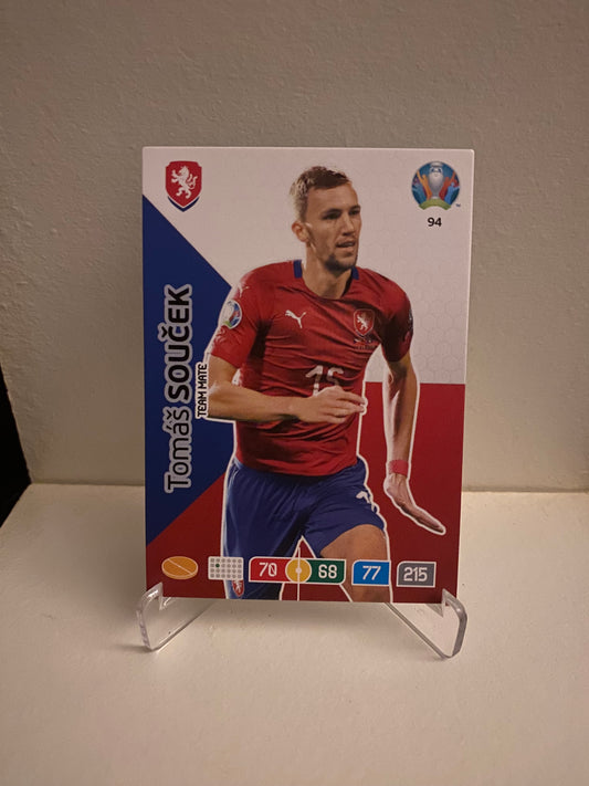 Fodbold kort Panini Adrenalyn XL UEFA EURO 2020 - Tjekkiet Tomas Soucek - Pokedexet