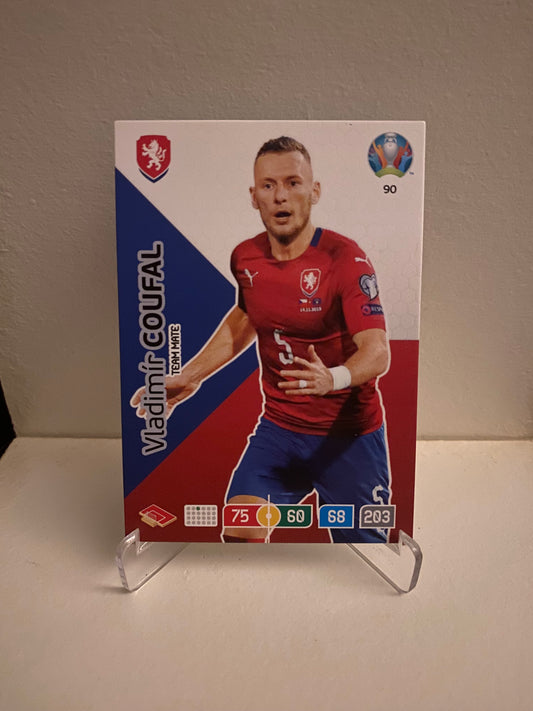 Fodbold kort Panini Adrenalyn XL UEFA EURO 2020 - Tjekkiet Vladimir Coufal - Pokedexet