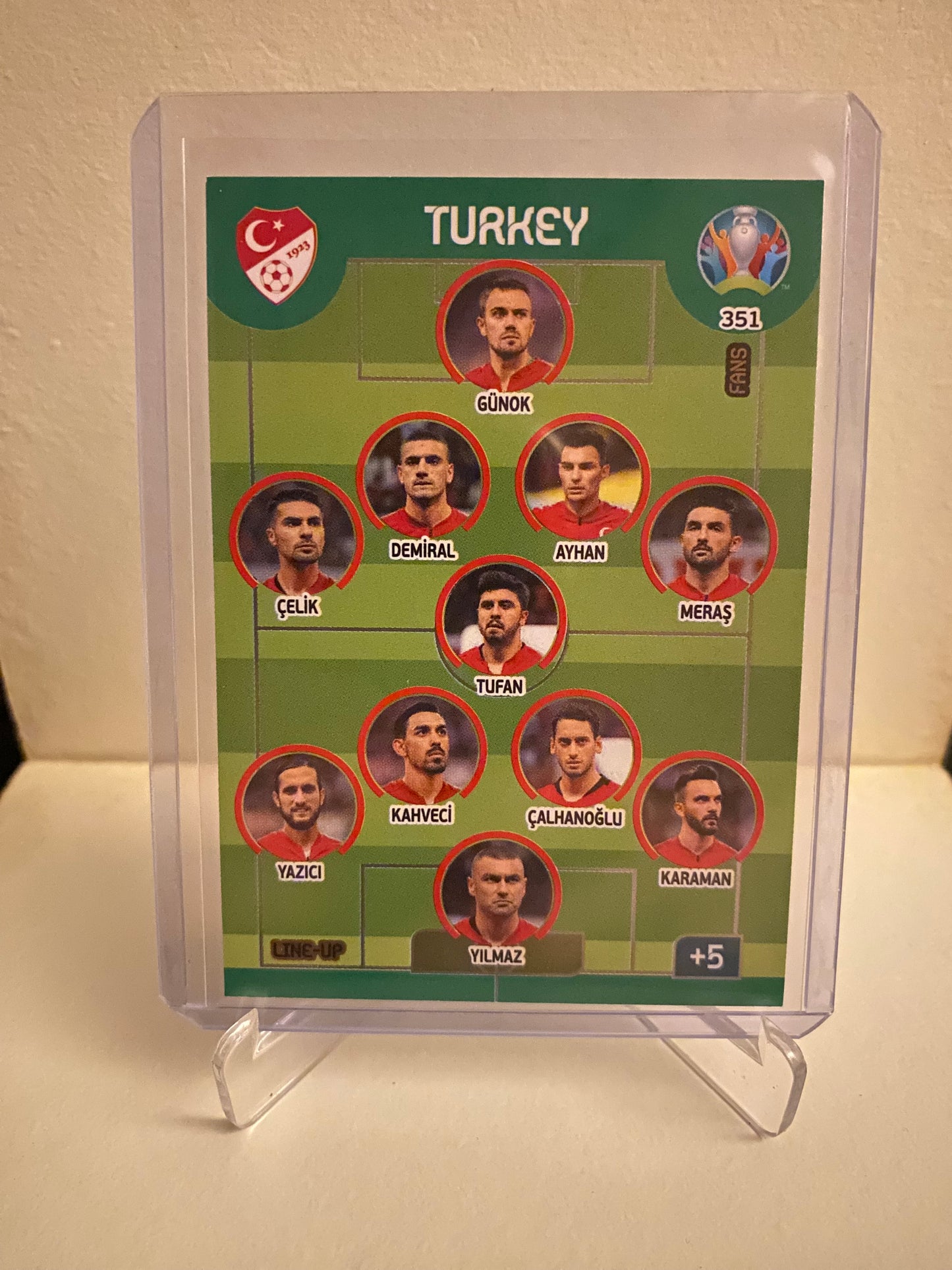 Panini Adrenalyn XL UEFA EURO 2020 Tyrkiet Holdopstilling Holofoil