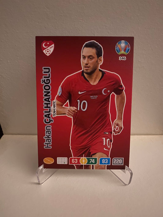 Fodbold kort Panini Adrenalyn XL UEFA EURO 2020 - Tyrkiet Hukan Calhanoglu - Pokedexet