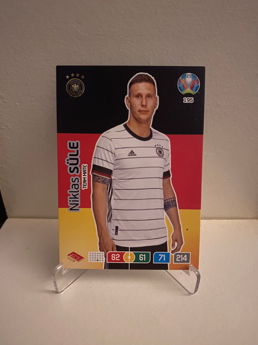Fodbold kort Panini Adrenalyn XL UEFA EURO 2020 - Tyskland Niklas Sule - Pokedexet