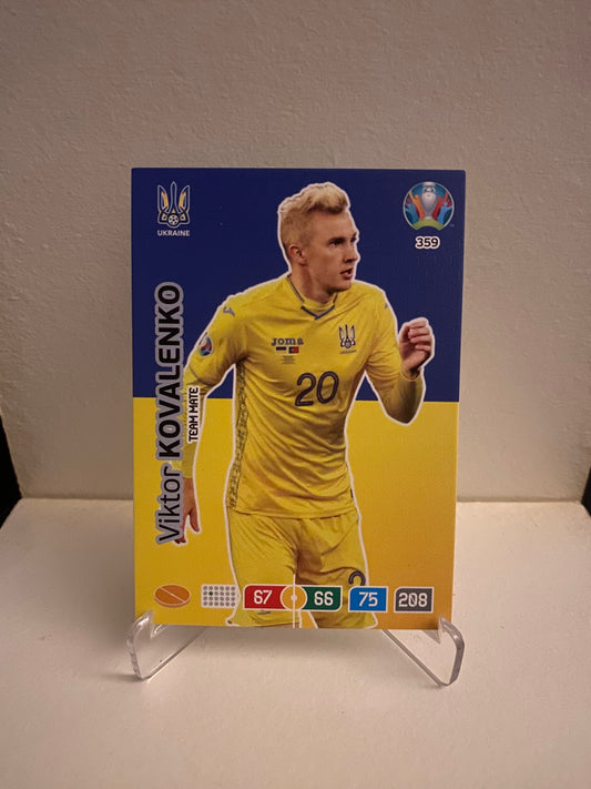 Fodbold kort Panini Adrenalyn XL UEFA EURO 2020 - Ukraine Viktor Kovalenko - Pokedexet