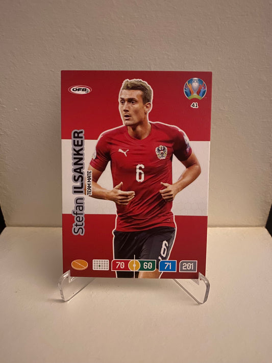 Fodbold kort Panini Adrenalyn XL UEFA EURO 2020 - Østrig Stefan Ilsanker - Pokedexet