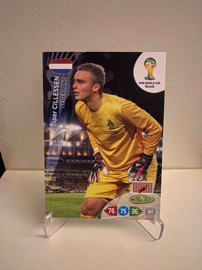Fodbold kort Panini Adrenalyn XL World Cup 2014 - Holland Jasper Cillessen - Pokedexet