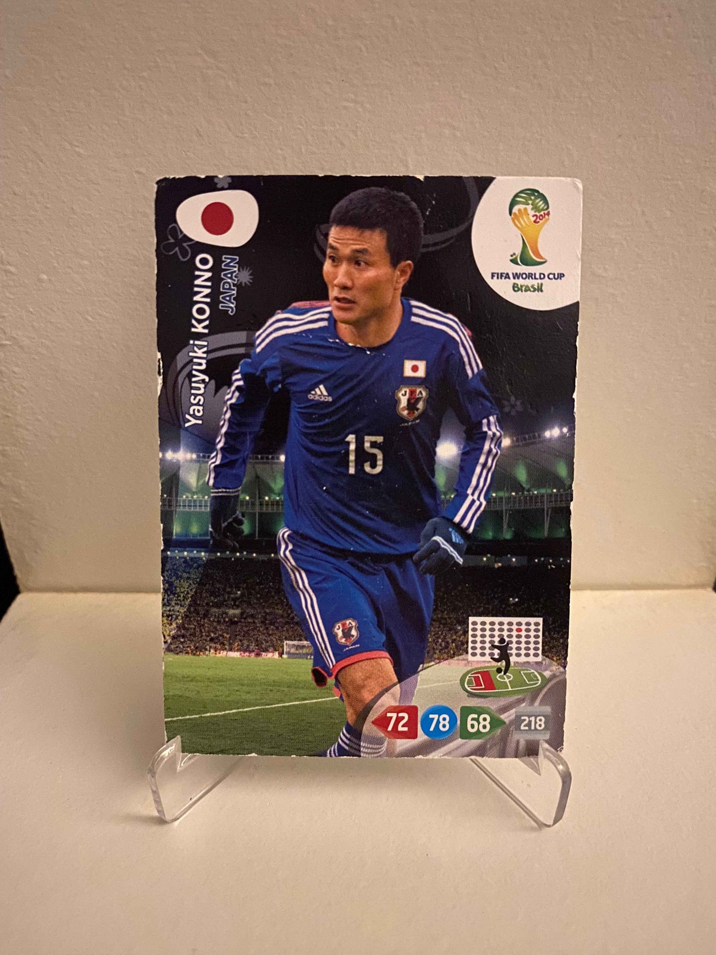Fodbold kort Panini Adrenalyn XL World Cup 2014 - Japan Yasuyuki Konno - Pokedexet