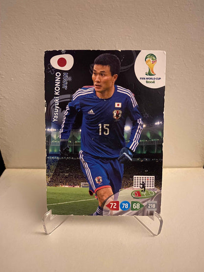 Fodbold kort Panini Adrenalyn XL World Cup 2014 - Japan Yasuyuki Konno - Pokedexet